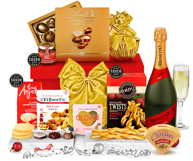 Connoisseur's Celebration Gift Box With Prosecco
